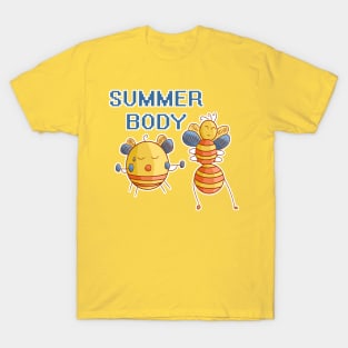 Summer Body - Bees Exercising T-Shirt